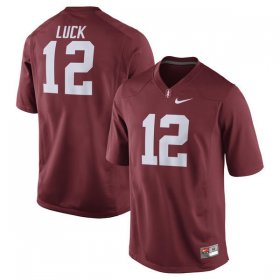 Wholesale Cheap Stanford Cardinal 12 Andrew Luck Red College Jersey