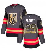 Wholesale Cheap Adidas Golden Knights #29 Marc-Andre Fleury Grey Home Authentic Drift Fashion Stitched NHL Jersey