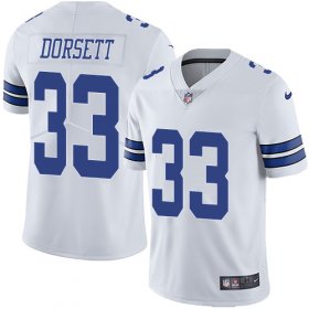 Wholesale Cheap Nike Cowboys #33 Tony Dorsett White Men\'s Stitched NFL Vapor Untouchable Limited Jersey