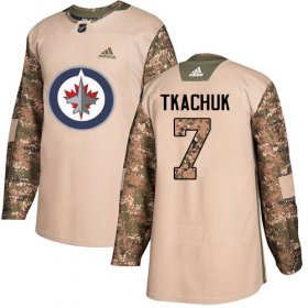 Wholesale Cheap Adidas Jets #7 Keith Tkachuk Camo Authentic 2017 Veterans Day Stitched NHL Jersey