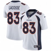 Wholesale Cheap Nike Broncos #83 Matt LaCosse White Men's Stitched NFL Vapor Untouchable Limited Jersey