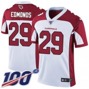 Wholesale Cheap Nike Cardinals #29 Chase Edmonds White Men's Stitched NFL 100th Season Vapor Limited Jersey