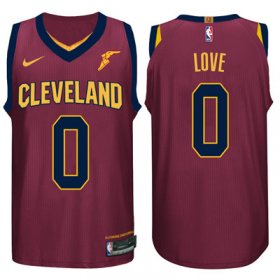 Wholesale Cheap Nike NBA Cleveland Cavaliers #0 Kevin Love Jersey 2017-18 New Season Wine Red Jersey
