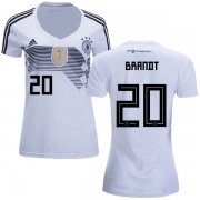 Wholesale Cheap Women's Germany #20 Brandt White Home Soccer Country Jersey