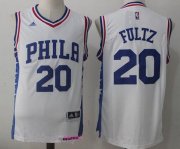 Wholesale Cheap Men's 2017 Draft Philadelphia 76ers #20 Markelle Fultz White Stitched NBA adidas Revolution 30 Swingman Jersey