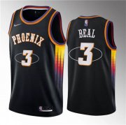 Wholesale Cheap Men's Phoenix Suns #3 Bradley Beal Black Statement Edition Stitched Basketball Jersey
