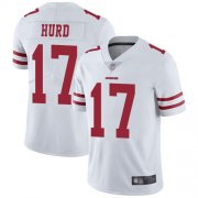 Wholesale Cheap Nike 49ers #17 Jalen Hurd White Men's Stitched NFL Vapor Untouchable Limited Jersey