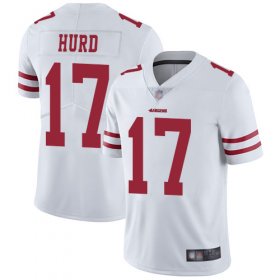 Wholesale Cheap Nike 49ers #17 Jalen Hurd White Men\'s Stitched NFL Vapor Untouchable Limited Jersey
