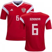 Wholesale Cheap Russia #6 Dzhikiya Home Kid Soccer Country Jersey