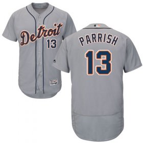 Wholesale Cheap Tigers #13 Lance Parrish Grey Flexbase Authentic Collection Stitched MLB Jersey