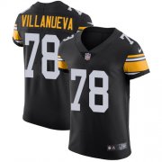 Wholesale Cheap Nike Steelers #78 Alejandro Villanueva Black Alternate Men's Stitched NFL Vapor Untouchable Elite Jersey