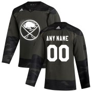 Wholesale Cheap Buffalo Sabres Adidas 2019 Veterans Day Authentic Custom Practice NHL Jersey Camo