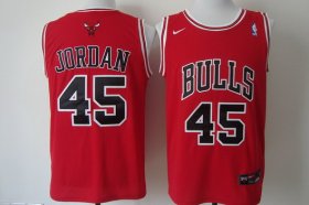 Wholesale Cheap Chicago Bulls #45 Michael Jordan Revolution 30 Swingman Red Jersey