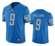 Cheap Men's Detroit Lions #9 Jameson Williams Blue Vapor Untouchable Limited Stitched Jersey