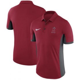 Wholesale Cheap Men\'s Los Angeles Angels of Anaheim Nike Red Franchise Polo