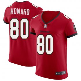 Wholesale Cheap Tampa Bay Buccaneers #80 O.J. Howard Men\'s Nike Red Vapor Elite Jersey