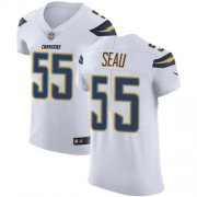 Wholesale Cheap Nike Chargers #55 Junior Seau White Men's Stitched NFL Vapor Untouchable Elite Jersey