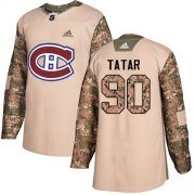 Wholesale Cheap Adidas Canadiens #90 Tomas Tatar Camo Authentic 2017 Veterans Day Stitched Youth NHL Jersey