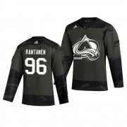 Wholesale Cheap Colorado Avalanche #96 Mikko Rantanen Adidas 2019 Veterans Day Men's Authentic Practice NHL Jersey Camo