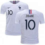 Wholesale Cheap France #10 Zidane Away Kid Soccer Country Jersey