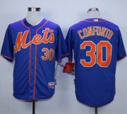 Wholesale Cheap Mets #30 Michael Conforto Blue Alternate Home Cool Base Stitched MLB Jersey
