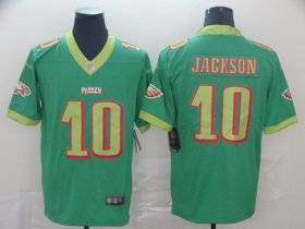 Wholesale Cheap Nike Eagles #10 DeSean Jackson Green Men\'s Stitched NFL Limited City Edition Jersey