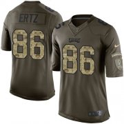 Wholesale Cheap Nike Eagles #86 Zach Ertz Green Men's Stitched NFL Limited 2015 Salute To Service Jersey