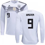 Wholesale Cheap Germany #9 Wagner Home Long Sleeves Kid Soccer Country Jersey