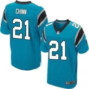 Wholesale Cheap Nike Panthers #21 Jeremy Chinn Blue Alternate Men's Stitched NFL New Elite Jersey