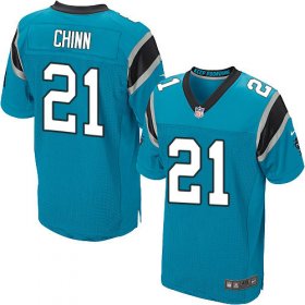 Wholesale Cheap Nike Panthers #21 Jeremy Chinn Blue Alternate Men\'s Stitched NFL New Elite Jersey