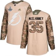 Cheap Adidas Lightning #35 Curtis McElhinney Camo Authentic 2017 Veterans Day Youth 2020 Stanley Cup Champions Stitched NHL Jersey