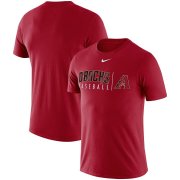 Wholesale Cheap Arizona Diamondbacks Nike MLB Practice T-Shirt Red