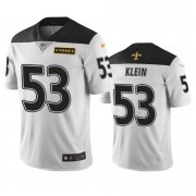Wholesale Cheap New Orleans Saints #53 A.J. Klein White Vapor Limited City Edition NFL Jersey