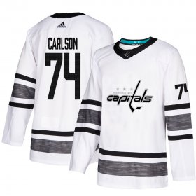 Wholesale Cheap Adidas Capitals #74 John Carlson White Authentic 2019 All-Star Stitched Youth NHL Jersey