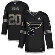Wholesale Cheap Adidas Blues #20 Alexander Steen Black Authentic Classic Stitched NHL Jersey