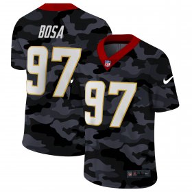 Cheap Los Angeles Chargers #97 Joey Bosa Men\'s Nike 2020 Black CAMO Vapor Untouchable Limited Stitched NFL Jersey