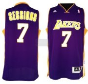 Wholesale Cheap Los Angeles Lakers #7 Ramon Sessions Revolution 30 Swingman Purple Jersey
