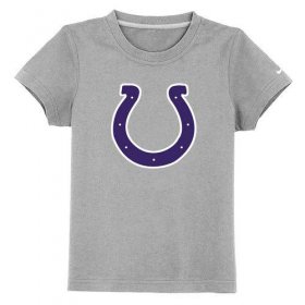Wholesale Cheap Indianapolis Colts Sideline Legend Authentic Logo Youth T-Shirt Light Grey