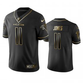 Wholesale Cheap Falcons #11 Julio Jones Men\'s Stitched NFL Vapor Untouchable Limited Black Golden Jersey