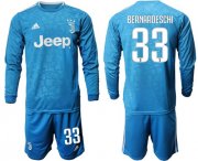 Wholesale Cheap Juventus #33 Bernardeschi Third Long Sleeves Soccer Club Jersey