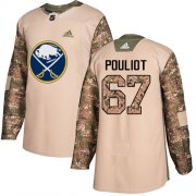 Wholesale Cheap Adidas Sabres #67 Benoit Pouliot Camo Authentic 2017 Veterans Day Stitched NHL Jersey