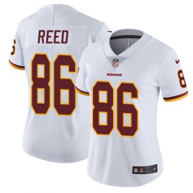 Wholesale Cheap Nike Redskins #86 Jordan Reed White Women\'s Stitched NFL Vapor Untouchable Limited Jersey