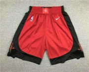 Wholesale Cheap Men's Houston Rockets New Red 2019 Nike Swingman Stitched NBA Shorts