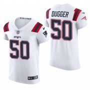 Cheap New England Patriots #50 Kyle Dugger Nike Men's White Team Color Men's Stitched NFL 2020 Vapor Untouchable Elite Jersey