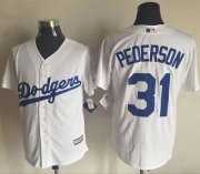 Wholesale Cheap Dodgers #31 Joc Pederson White New Cool Base Stitched MLB Jersey