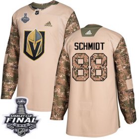 Wholesale Cheap Adidas Golden Knights #88 Nate Schmidt Camo Authentic 2017 Veterans Day 2018 Stanley Cup Final Stitched NHL Jersey