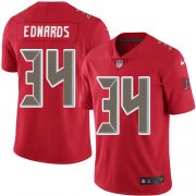 Wholesale Cheap Nike Buccaneers #34 Mike Edwards Red Men's Stitched NFL Limited Rush Jersey