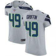 Wholesale Cheap Nike Seahawks #49 Shaquem Griffin Grey Alternate Men's Stitched NFL Vapor Untouchable Elite Jersey