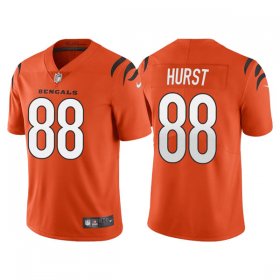 Wholesale Men\'s Cincinnati Bengals #88 Hayden Hurst Orange Vapor Untouchable Limited Stitched Jersey