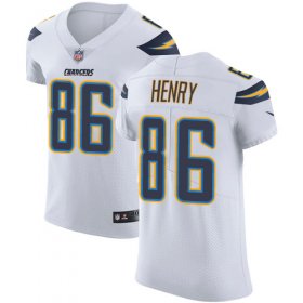 Wholesale Cheap Nike Chargers #86 Hunter Henry White Men\'s Stitched NFL Vapor Untouchable Elite Jersey